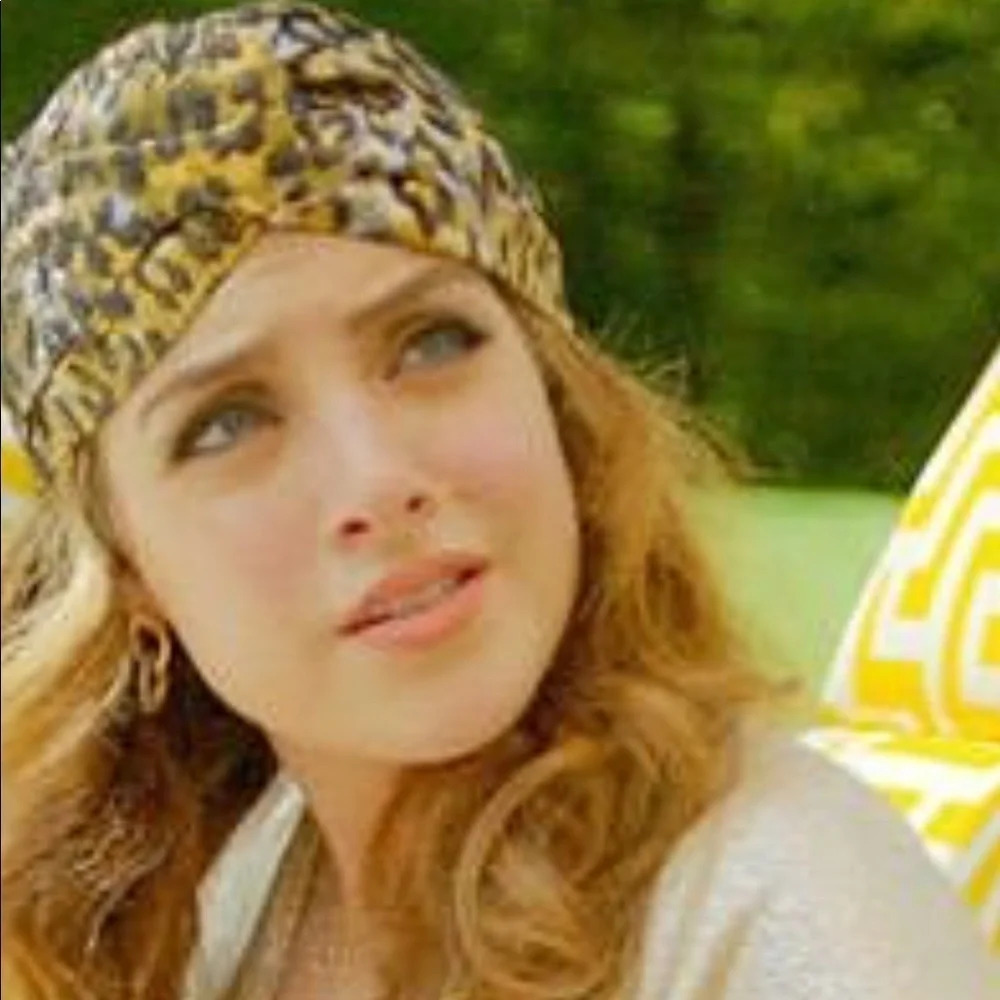 Leopard print stretchy  stylish turban